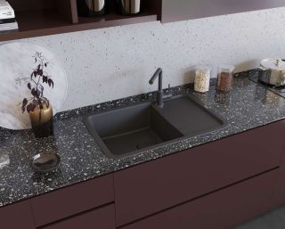 Мойка кухонная Omoikiri Tasogare 86-GR leningrad grey